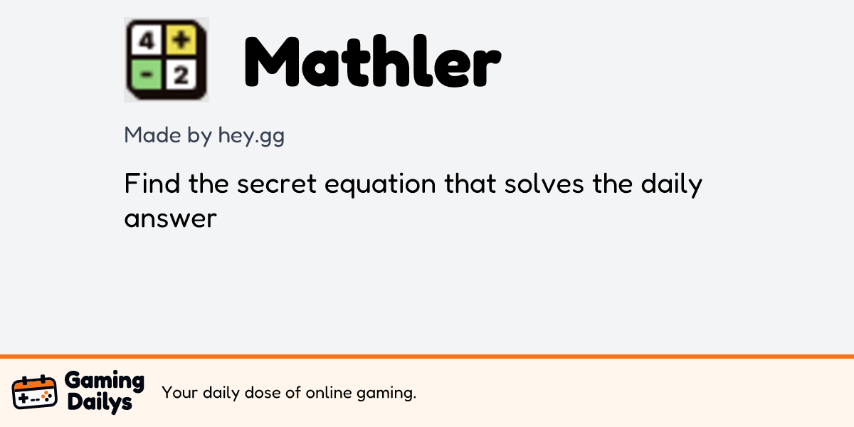 mathler-gaming-dailys